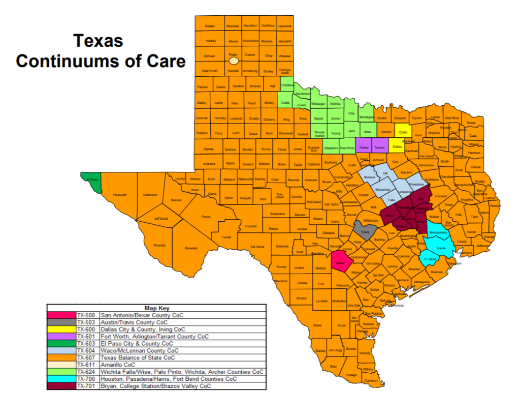 Texas Balance Of State Continuum Of Care Texas Homeless Network